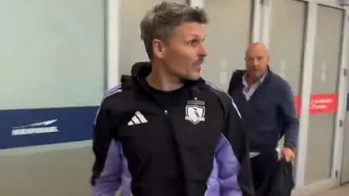 Fernando Ortiz llegó a Chile con el buzo de Colo Colo puesto.