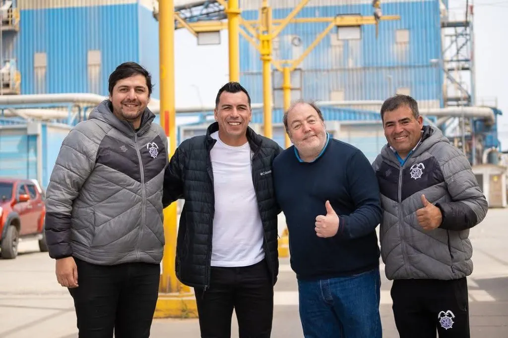 González en el SAU (a la izquierda).