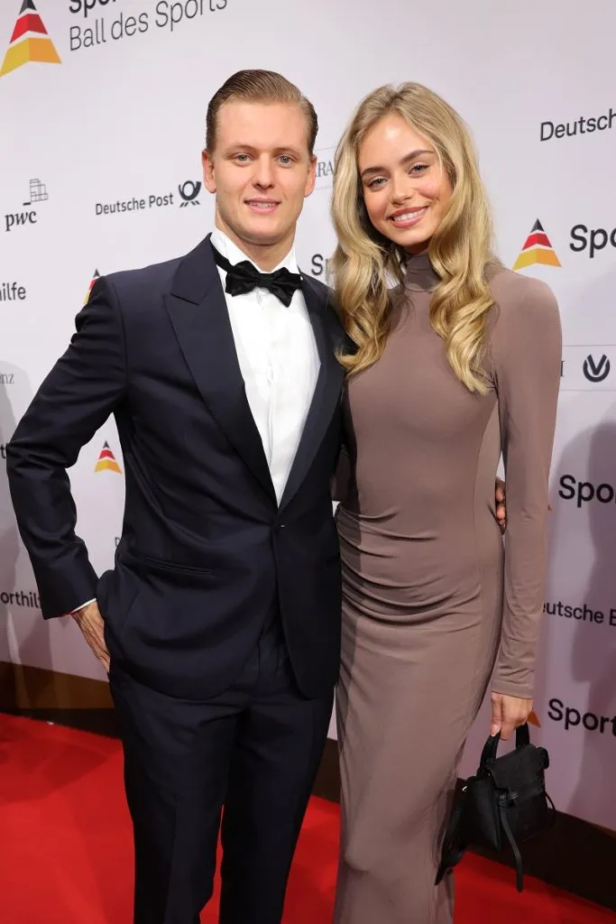 Mick Schumacher and Laila Hasanovic.