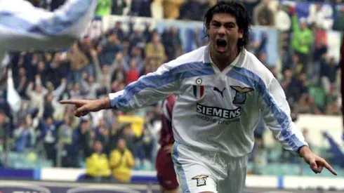 Marcelo Salas vistió la camiseta de la Lazio entre 1998 y 2001.
