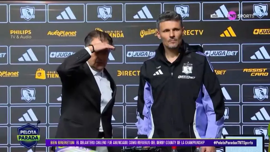 Fernando Ortiz fue presentado en Colo Colo. Foto: TNT Sports.