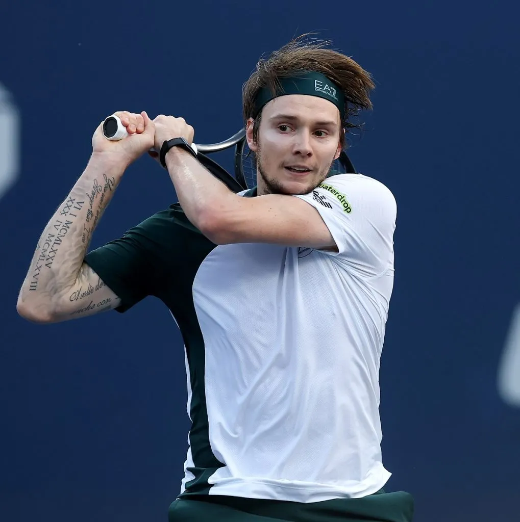 Alexander Bublik en el US Open 2025 (Getty Images).