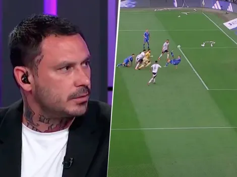 Mauricio Pinilla pierde la paciencia con delantero de la U por particular jugada en el Superclásico