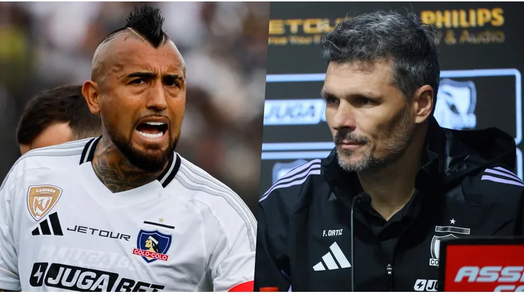 Ortiz tuvo muy buenas palabras para Vidal en su arribo a Colo Colo.