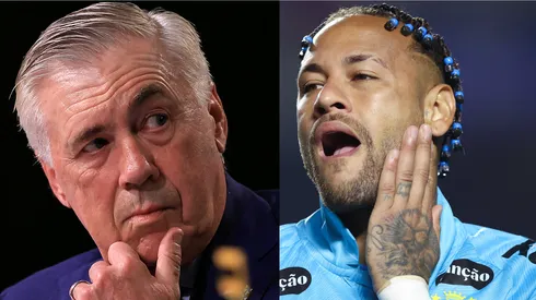 Carlo Ancelotti fue contradicho por Ney en Brasil.