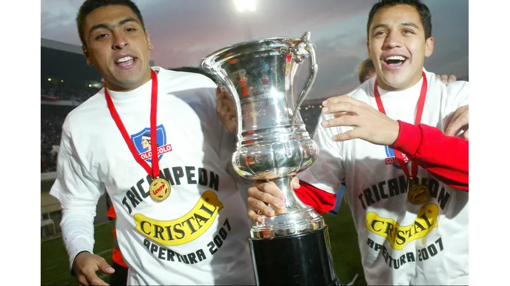 Gonzalo Jara y Alexis Sánchez fueron campeones en Colo Colo.
