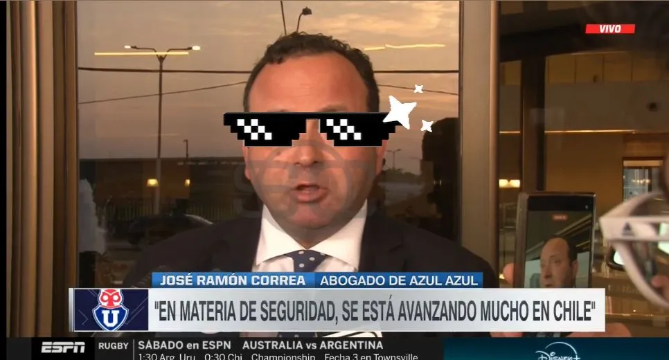 El abogado José Ramón Correa cuenta la estrategia de la U en Conmebol. Foto: ESPN.
