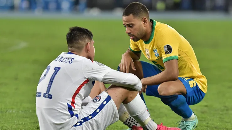 La dura eliminación de Chile ante Brasil en la Copa América 2021.