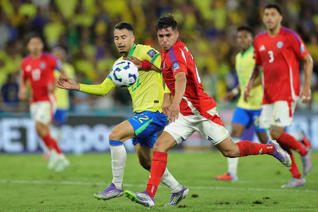 La Roja cayó contra Brasil/Photosport