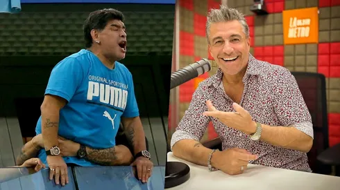 Maradona y Solabarrieta compartieron una jornada inolvidable.