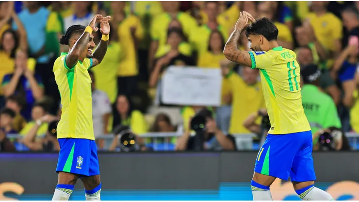 Raphinha fue una de las buenas figuras en el triunfo de Brasil.