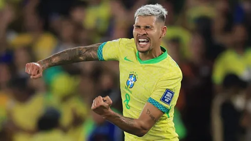 Bruno Guimaraes anotó el 3-0 de Brasil sobre la Roja en el Maracaná.