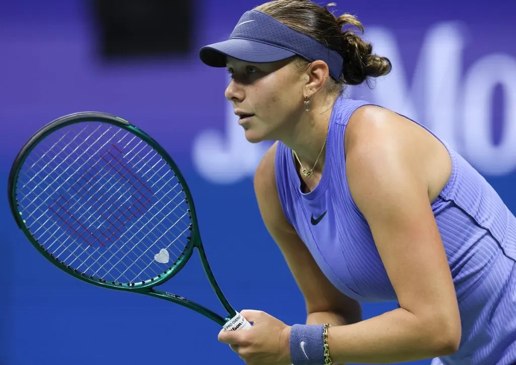 Amanda Anisimova en el US Open 2025 (Getty Images).