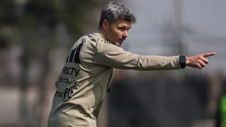 Fernando Ortiz en el Monumental.