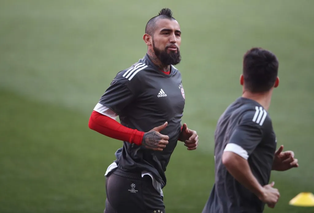Arturo Vidal en los entrenamientos bávaros | Getty Images