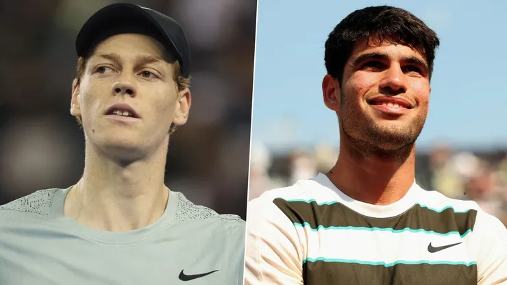 Jannik Sinner y Carlos Alcaraz