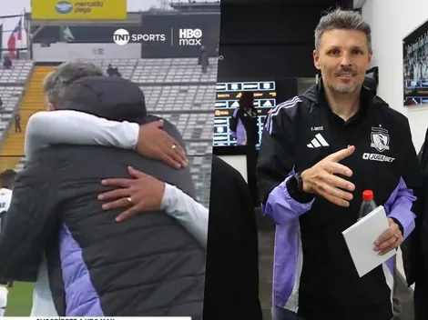 El cariñoso reencuentro de Fernando Ortiz con ídolo de Colo Colo