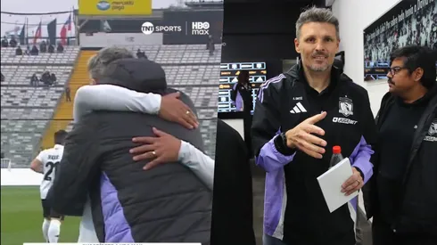 Un especial momento se vivió en el amistoso de Colo Colo.