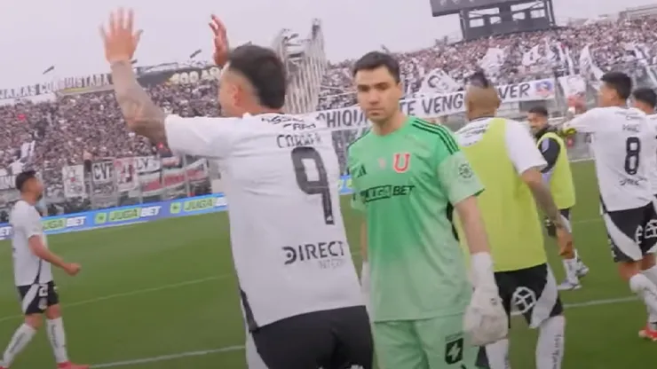 Javier Correa sigue dando que hablar en la U por sus gestos en el Superclásico.