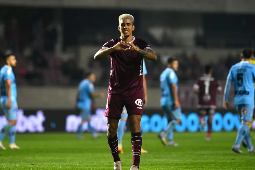 Andrés Zanini suma 28 partidos en La Serena, donde anotó dos goles. Recibió ocho amarillas y una tarjeta roja. (Alejandro Pizarro Ubilla/Photosport).