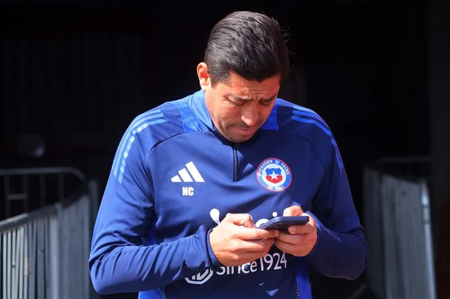 Nicolás Córdova habló el día antes a recibir a Uruguay. (Jonnathan Oyarzun/Photosport).