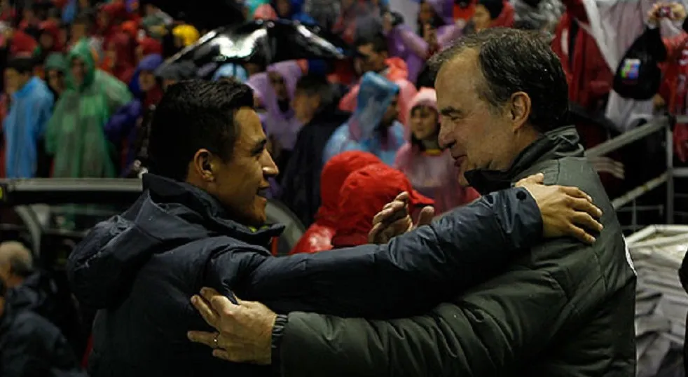 Bielsa y Alexis se encontraron en España