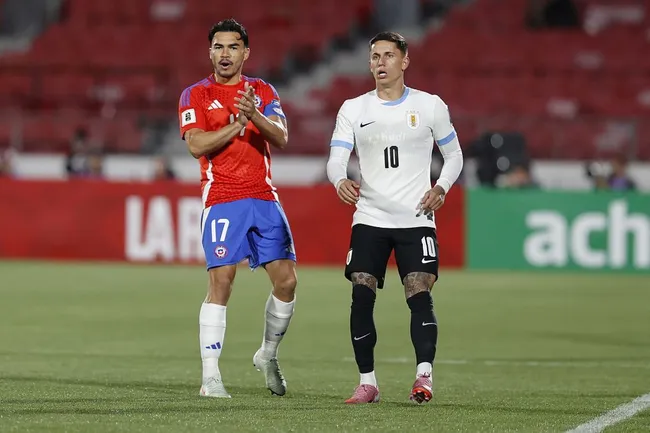 Gabriel Suazo lideró a la selección chilena ante Uruguay. Foto: Comunicaciones FFCh.