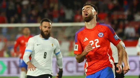 Ben Brereton jugó un mal partido ante Uruguay.