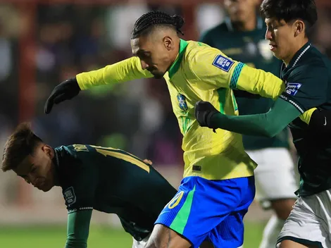 Profunda bronca de Raphinha contra Bolivia y el árbitro chileno Garay