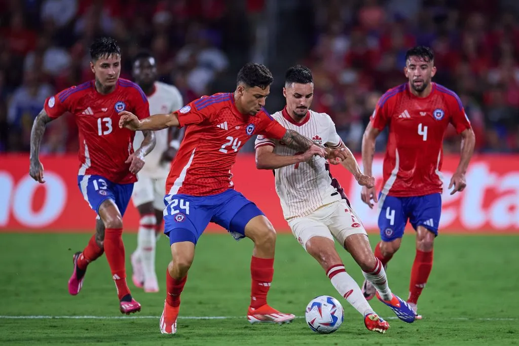 César Pérez jugó la Copa América 2024 con la selección chilena. (Jose Miguel Melgarejo/Mexsport/Photosport).