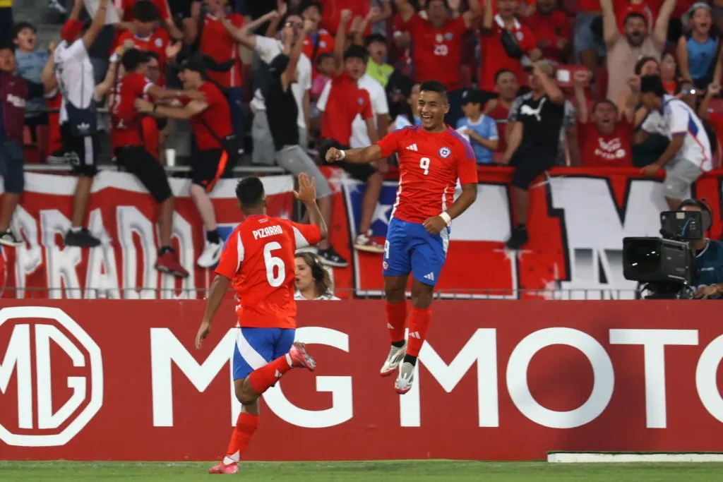 Nicolás Guerra marcó tres goles ante Panamá a comienzo de año