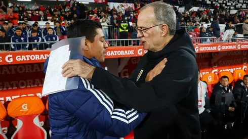 Nicolás Córdova y Marcelo Bielsa tuvieron una charla sobre la selección chilena.