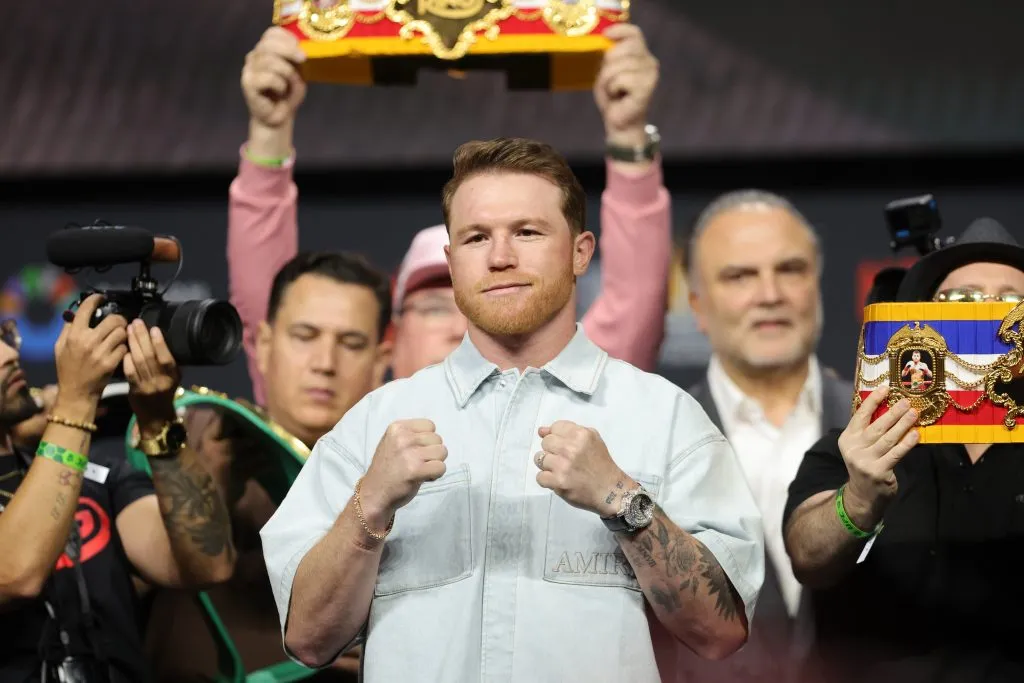 La IA se la juega con un triunfo de Canelo Álvarez ante Terence Crawford. (Foto: Steve Marcus/Getty Images)