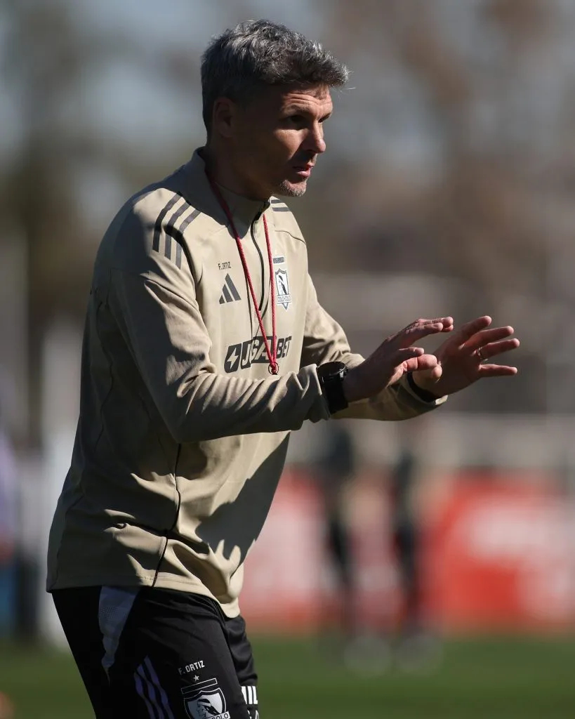 Ortiz lleva 10 días de trabajo en Colo Colo