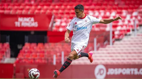 Alexis Sánchez entrena a la par de sus compañeros y podría sumar minutos ante el Elche.