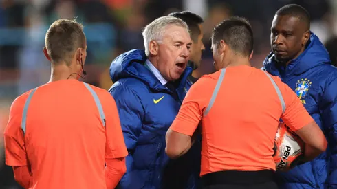 Carlo Ancelotti se quejó con Cristián Garay.