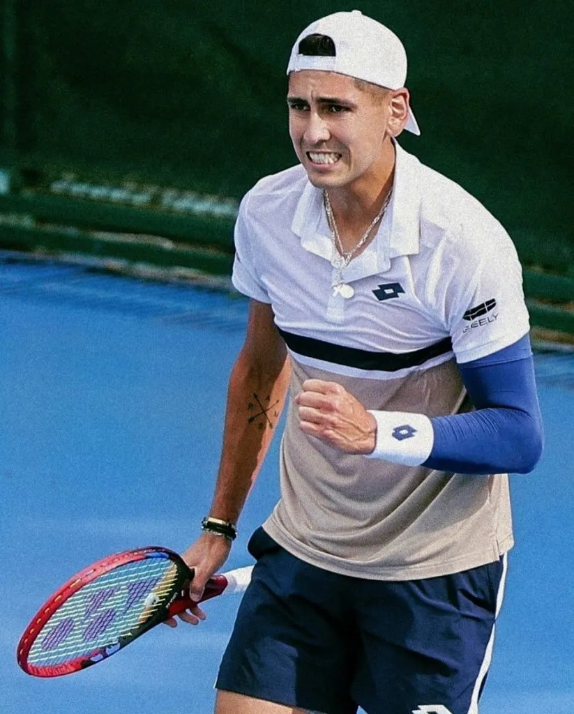 Alejandro Tabilo en el Challenger de Guangzhou (Foto: ATP Challenger Tour).