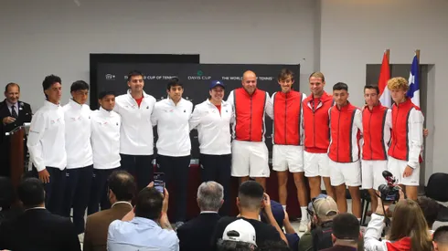 Chile alista su serie en Copa Davis.
