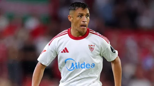 Alexis Sánchez tuvo su primer partido con Sevilla.