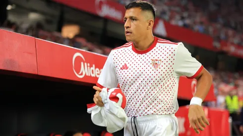 Alexis Sánchez estuvo casi 30 minutos en cancha en Sevilla.
