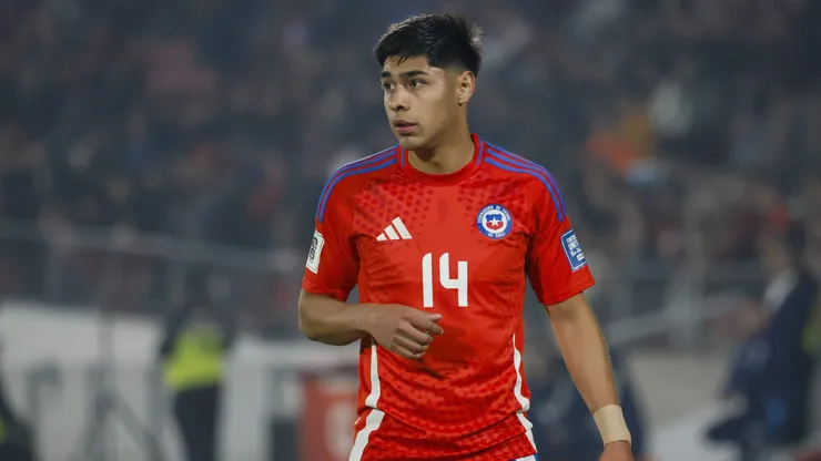 Darío Osorio no pudo jugar con La Roja.