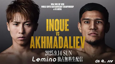Naoya Inoue saltará al ring solo horas después del combate entre 'Canelo' y Crawford.
