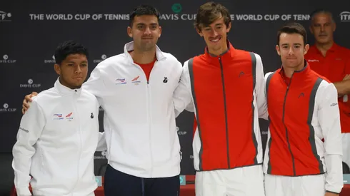 Matías Soto, Tomás Barrios, Raphael Calzi y Alex Knaff