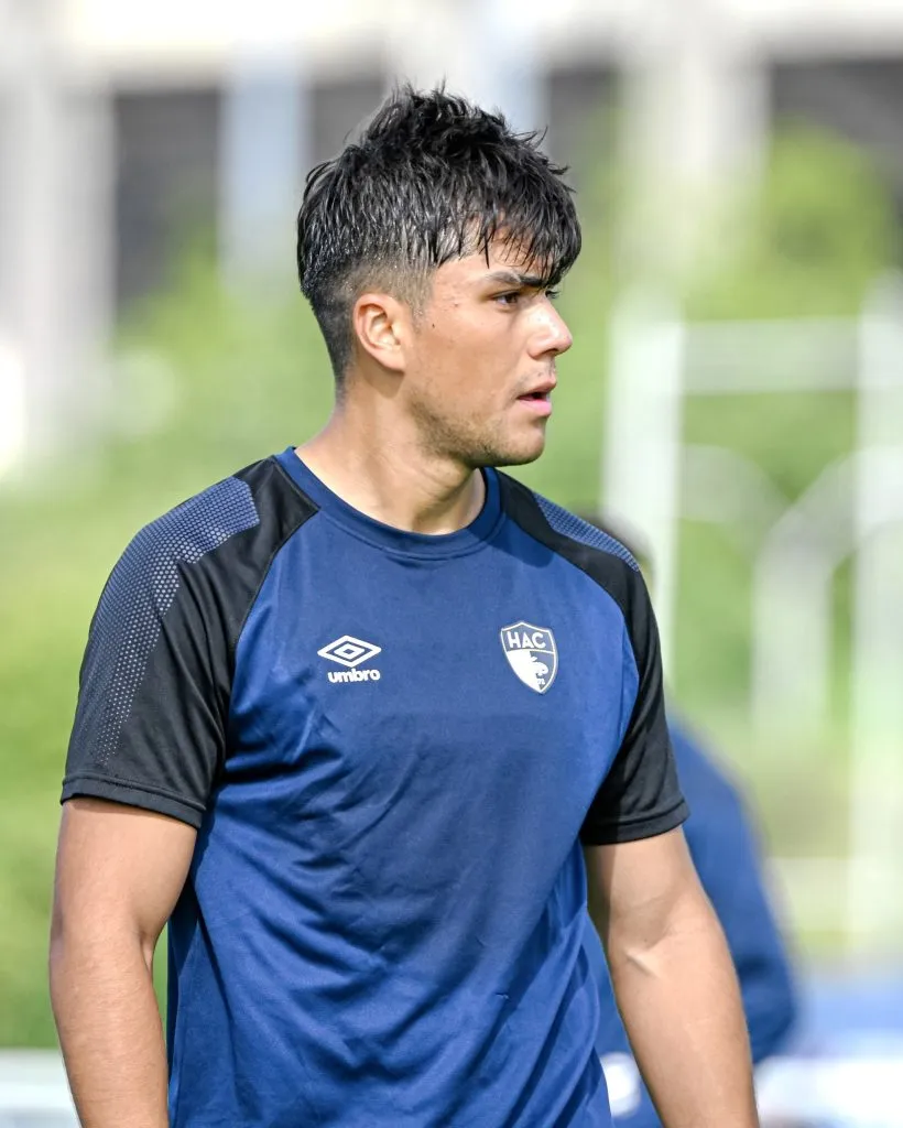 Damián Pizarro no lo pasó bien en su primera citación en el Le Havre. Foto: Le Havre.