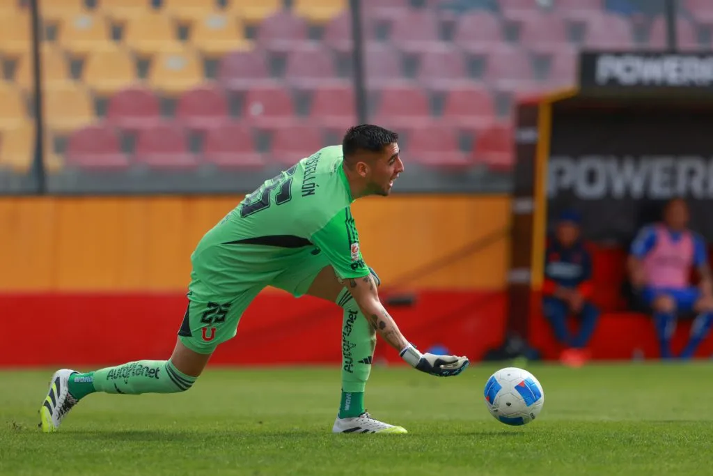 Gabriel Castellón fue otro de los protagonistas de la victoria de Universidad de Chile. Foto: Javier Vergara/Photosport
