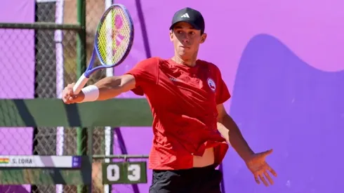 Benjamín Pérez es el jugador de 16 años que compartió con el equipo de Copa Davis