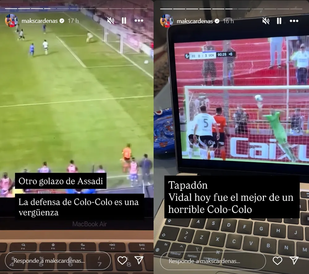 El polémico análisis de Maks Cárdenas sobre Colo Colo en la Supercopa.