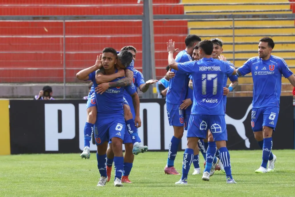 Nicolás Guerra aclaró qué fue lo que pasó tras su gol a Colo Colo en la Supercopa. Foto: Photosport.
