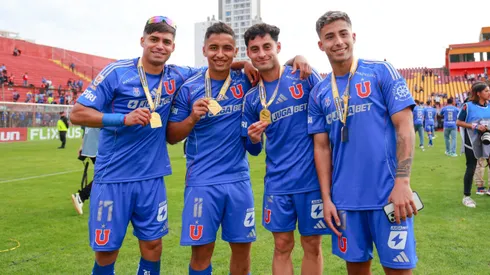 U. de Chile festejó el título de la Supercopa.