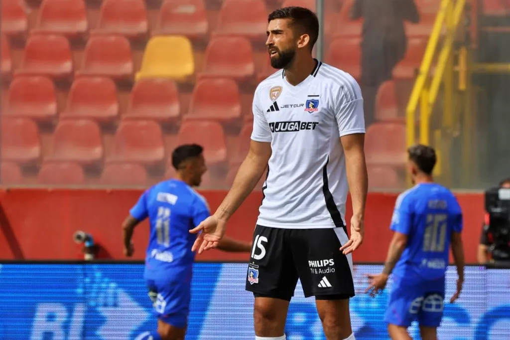 Emiliano Amor, uno de los futbolistas de Colo Colo que termina contrato en 2025 (Photosport)